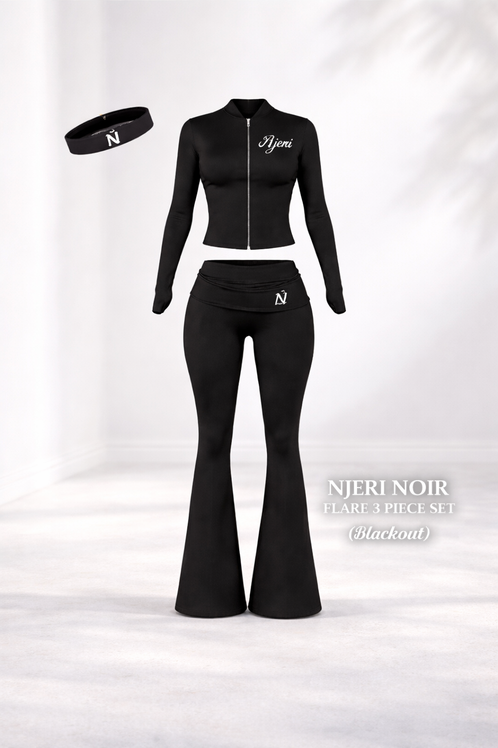 Flare 3 piece set( Blackout)
